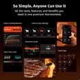 thumbnail image 7 of East Oak Smart Wireless Meat Thermometer,Black, 7 of 7