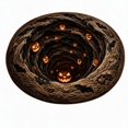 thumbnail image 2 of Luckky 3D Illusion Halloween Round Mat,Soft Funny Visual Effect Area Rug with Non-Slip Bottom,Indoor Decor Floor Mat for Entryway,Living Room,Bedroom,Halloween Home Decoration, 2 of 6
