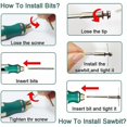 thumbnail image 4 of Mini Electric Engraver Cordless Rotary Engraving Pen Tool, 4 of 4