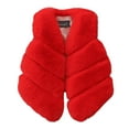 thumbnail image 2 of NIUREDLTD Toddler Kids Little Girls Sleeveless V Neck Gilet Winter Causal Warm Coat Waist Coat Vest Outerwear, 2 of 4