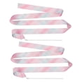 thumbnail image 1 of FESTFENDS 2Pcs Performing Gymnastics Ribbon Dance White Handle Polyester Artistic Performance, 1 of 8