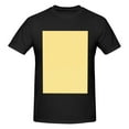 thumbnail image 4 of Bingfone Yellow Gingham Men'S Loose Fit Short-Sleeve Pocket T-Shirt, 4 of 7