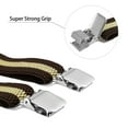 thumbnail image 2 of Buyless Fashion Heavy Duty Textured 2 Pack Suspenders for Men - 48" Adjustable Straps 1 1/2" - Y Shape - 5117-2-Brown-Tan, 2 of 7