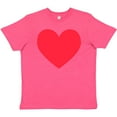 thumbnail image 3 of Inktastic Valentine's Day Red Heart Youth T-Shirt, 3 of 5
