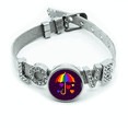 thumbnail image 1 of Rainbow Umbrella amor tolerancia Pulsera pulsera pulsera de cristal amor pulsera ajustable, 1 of 2