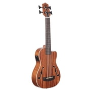 Kala UBASS-JYMN-FS Journeyman Acoustic-Electric U-Bass With F-Holes Ukelele Bass Guitar