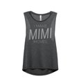 thumbnail image 1 of Thread Tank I Make Mimi Moves Women's Fashion Sleeveless Muscle Tank Top Charcoal Small, 1 of 4
