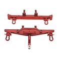 thumbnail image 3 of Almencla 2Pcs 1:12 Aluminum RC Front and Rear ,Replacement,Crawler Metal Parts DIY Accessories Upgrade Part for MN128 RC Trucks red, 3 of 8