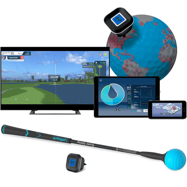 Phigolf World Tour Edition Golf Simulator - 38,000+ Actual, Real Courses