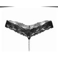 thumbnail image 2 of 2 Pack Mini Bikini Perles pour Femmes String Perlé Chaîne String Mignon Lingerie T Pantalons String en Dentelle m-TTG, 2 of 3