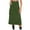 Army Green #3, variant on pstuiky Skirt for Women , Women Spring Summer Denim Skirt Casual Mid-Length Skirt with Pockets Leisure