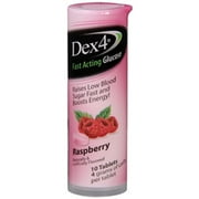 Dex4 Glucose Tablets Raspberry - 10 tablets