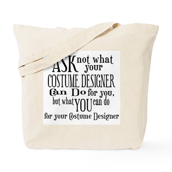 CafePress - Ask Not Costumer Tote Bag - Unisex Canvas Tote Bag, Beige, 1-Piece