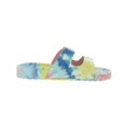 thumbnail image 3 of Madden Girl Womens Teddy Tie Dye Slip On Footbed Sandals, 3 of 3