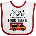 thumbnail image 3 of Inktastic Future Food Truck Driver Boys or Girls Baby Bib, 3 of 4