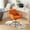 Orange, variant on Adjustable Swivel Office Chair – Faux Rabbit Fur, Gold Metal Base, Vanity & Desk Chair, Beige