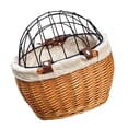 thumbnail image 1 of Greeniant Cesta de mimbre para bicicleta de alta resistencia, profesional, práctica, de gran capacidad, transportador de mascotas, cesta delantera para Ciclismo Color de registro Greeniant OD014421-01, 1 of 6