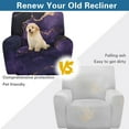 thumbnail image 4 of Kuiaobaty Marble Pattern Recliner Couch Cover Heavy Duty Reclining Sofa Slipcover Elastic Recliner Chair Cover Soft Reclining Slipcover with Side Pocket for Pets Kids, 4 of 8
