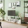 thumbnail image 6 of 43'' - 86'' DIY Convertible TV Stand and Bookcase, for TV's 40'' to 80'', Horizontal or Vertical Storage Shelf, for Study, Bedroom, Living room, Office, 6 of 11