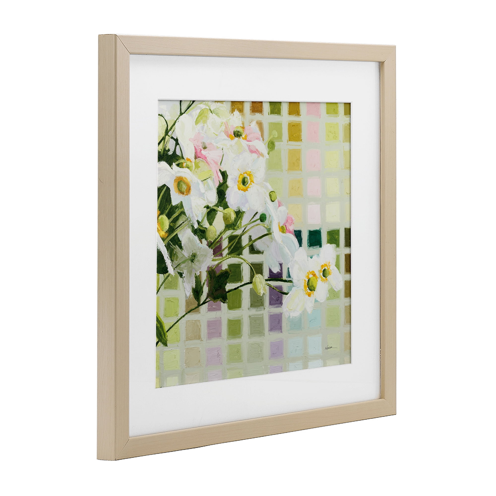 Stupell Industries Color Chart Daffodils Birch Framed Print Under Glass, design by Shirley Novak