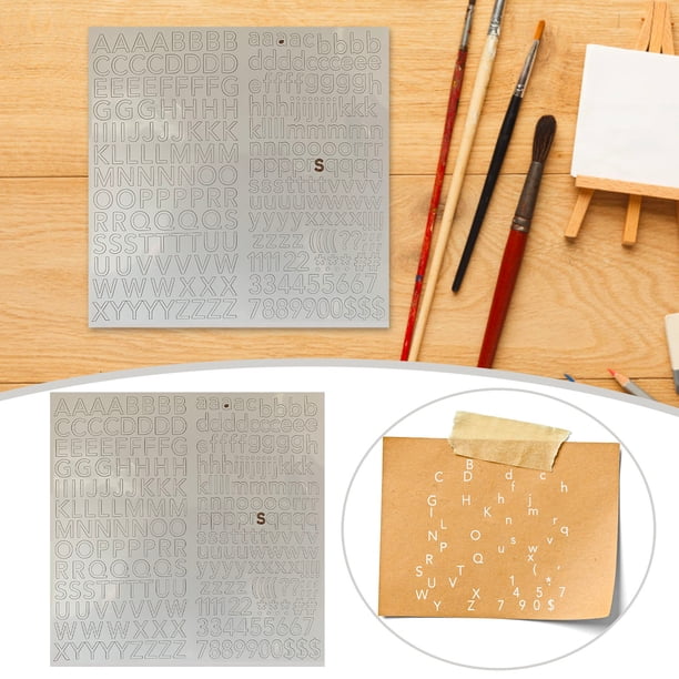 Letra reutilizables pegatinas para niños Letra de vinilo pegatinas con en la parte posterior Adecuado para DIY Manualidades Proyectos escolares y álbumes de recortes