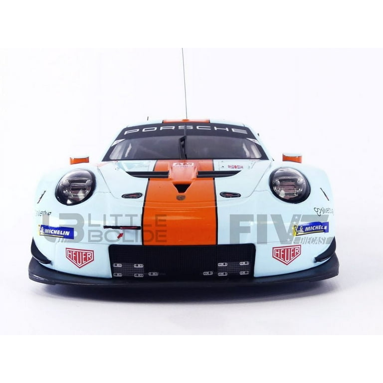 IXO 2018 Porsche 911 (991) RSR #86, 24h Le Mans Gulf 1:18