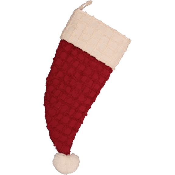 VHC Brand Chenille Christmas 9.5 x 20 Stocking 54515