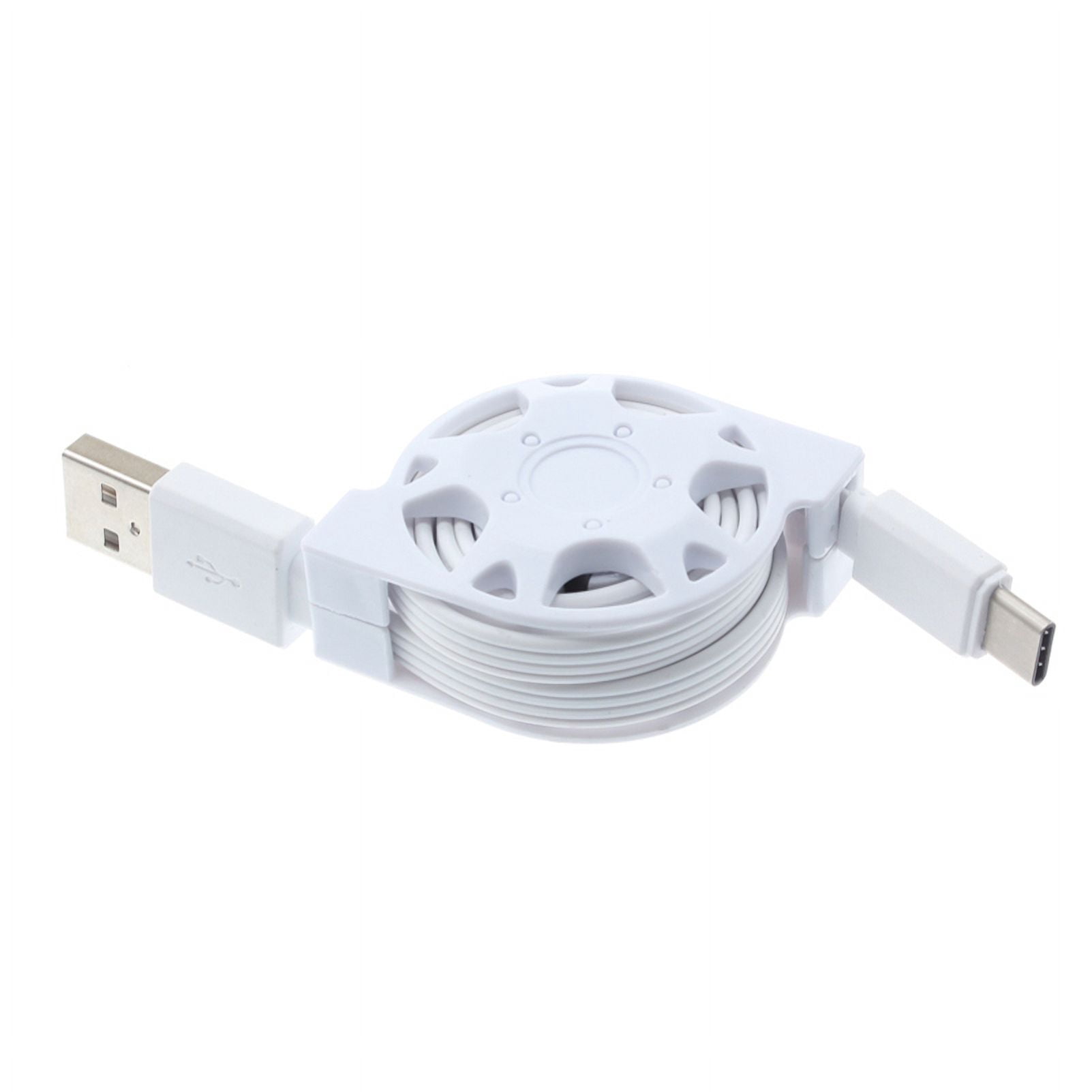 18W Quick Home Charger w Retractable USB Cable Z6Q for Acer Liquid Jade Primo - Alcatel PulseMix, 7, Idol 5S 5 4S - ASUS Zenfone V Live, ROG Phone, AR 6 5z 4 Pro - Blackberry Key2, Motion