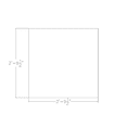 thumbnail image 2 of 34" Small Square Table Metal Post Legs Conference Room Breakroom, 2 of 4