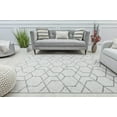 thumbnail image 5 of Mason Brooks Cressida CA25A Gray Stone Geometric Contemporary Gray Area Rug, 2'6" x 8', 5 of 9