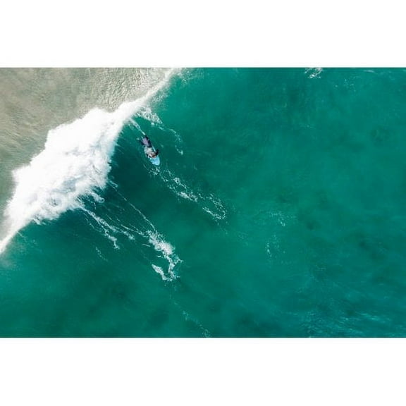 Marmont Hill "Big Wave" by Karolis Janulis Painting Print on Wrapped Canvas