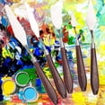thumbnail image 2 of Juego de 2 5 uds. Paletas de cuchillos, pintura mezcladora, paleta de espátula de acero inoxidable, juego de cuchillos Feliz Sencillez, 2 of 5