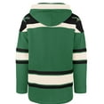 thumbnail image 3 of Men's '47  Kelly Green Philadelphia Eagles Throwback Superior Lacer Hoodie, 3 of 3