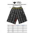 thumbnail image 4 of Shaka Wear Men's Relaxed Fit Plaid Cargo Shorts S~5XL, 4 of 4
