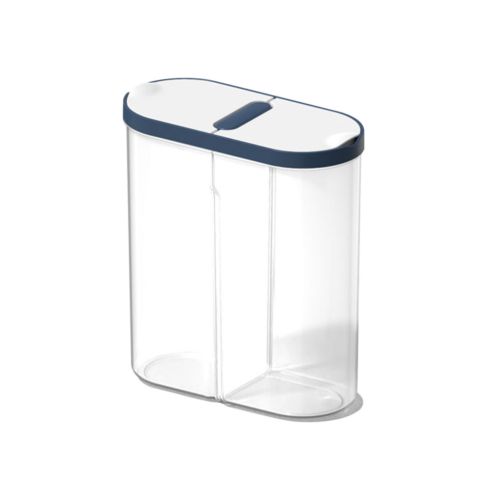 Clear Rice Dispenser Container Dispenser with Removable Partition Board ...