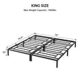 thumbnail image 7 of Metal Bed Frame, Platform Bed Frame with Under Bed Storage, Heavy Duty Bed Frame, Suitable for Bedroom, Noise Free, Easy Assembly, No Box Spring Needed, 7 of 7