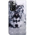 thumbnail image 4 of Wallet Case for Xiaomi Redmi Note 11 Pro, Colorful Painted Premium PU Leather Cute Flip Cover with Card Holder & Kickstand Phone Case for Xiaomi Redmi Note 11 Pro Dog Husky, 4 of 16