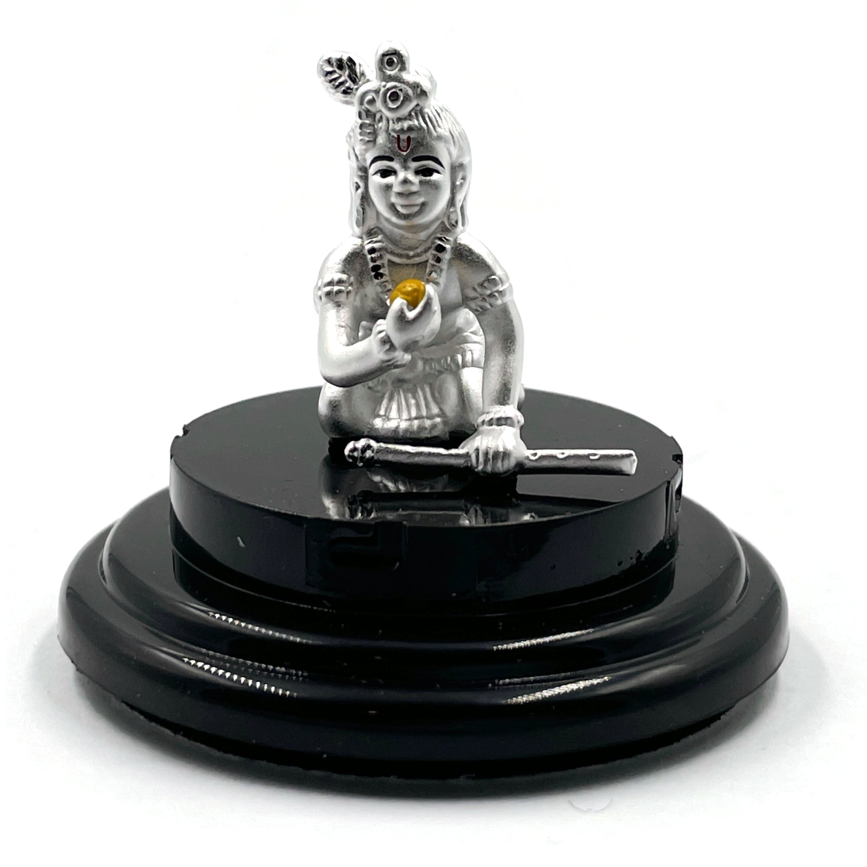 999 Pure Silver Krishna idol / Statue / Murti (Figurine #04)
