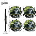 thumbnail image 2 of Round Wall Clock,Majestic Waterfall Cascades Down Moss-Covered Rocks,Silent Non-Ticking Wall Clock Decor for Home Office Kitchen Living Room Bedroom(10inch), 2 of 4