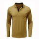 thumbnail image 2 of pstuiky camisas de manga larga para hombre, Blusa informal de manga larga con cuello vuelto y bloques de color para hombre camisetas de hombre s, 2 of 5