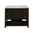 thumbnail image 4 of Lakeshore 42" Bathroom Vanity with Chocolate Cabinet and Engineered Carrara Top, 4 of 5