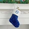 thumbnail image 1 of Calcetines con letras navideñas, calcetines sólidos de lana con colgante, adornos navideños, bolsas de regalo, calcetines para mujer., 1 of 3
