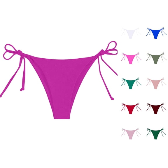 Women's Board Shorts Bikini Full Coverage Purple Mid Rise Bikini Bottoms Swimsuit Bottoms For Women