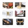 thumbnail image 3 of Cesta de silicona para freidora de aire, práctica y reutilizable, ideal para hornear y asar en casa. Resistente al calor, fácil de limpiar y con asas antideslizantes. ¡Perfecta para mantener tu, 3 of 7
