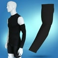 thumbnail image 3 of SPRING PARK 1 Pc UV Sun Protection Arm Sleeves - Elastic Nylon Sports Compression Athletic Sleeves for Basketball, Running, Cycling, Golf, 3 of 7