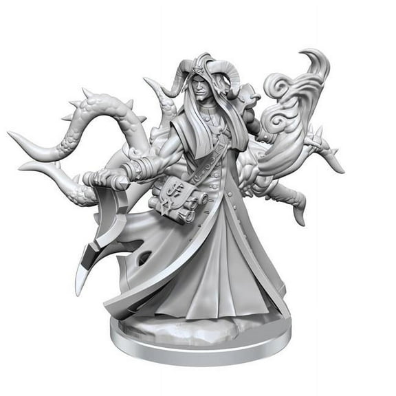 WizKids WZK75034 Male Dungeons & Dragons Frameworks Wave 1 Tiefling Warlock Miniatures
