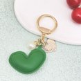 thumbnail image 3 of LYMAYTER Key Ring Pearl Decor Carved Letter Key Chain - Faux Leather, Heart Pendant, 3 of 7