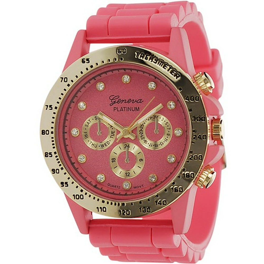 Geneva Geneva Platinum Women's Tachymeter Bezel