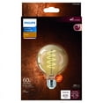 thumbnail image 3 of Philips Vintage 60W Equivalent Amber G25 Medium LED Decorative Light Bulb 565887, 3 of 4