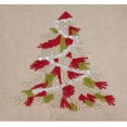 thumbnail image 2 of Fennco Styles Beaded Red Christmas Tree 100% Cotton Table Runner 16 x 72 Inch - Elegant Table Cover for Holiday Décor, Everyday Use, Banquets and Special Events, 2 of 4